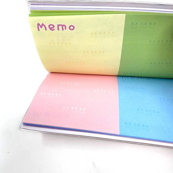 Korean Stationery Papier Strawberry Rabbit Mini Calendar Agenda Book Vintage - Picture 8 of 11